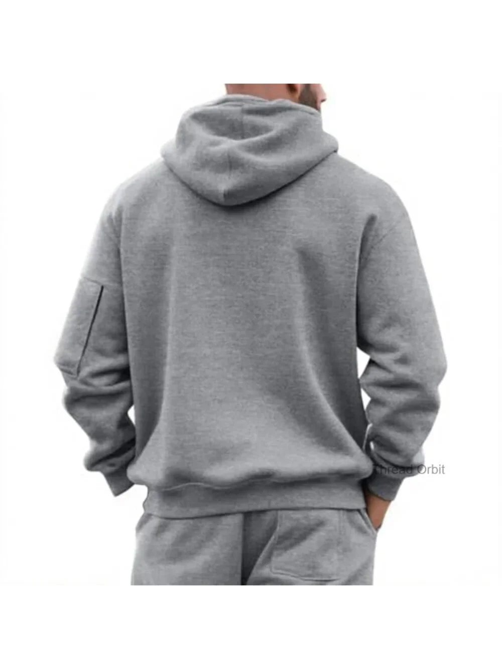 Men's Fleece Quarter Zip Pullover Hoodie Athletic Workout Sweatshirt with